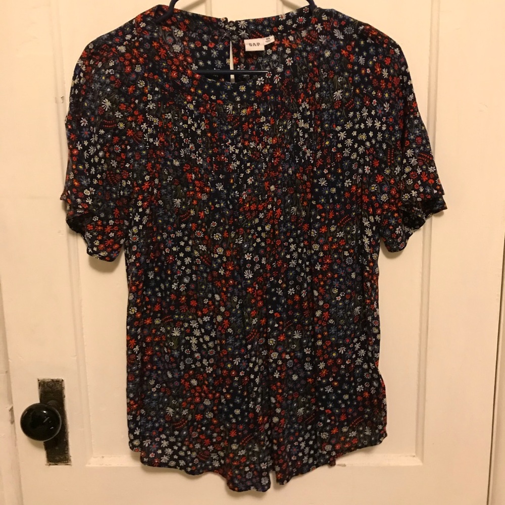 Gap floral print blouse